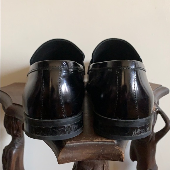 Versace Collection Patent Leather Penny Loafer - Picture 6 of 12